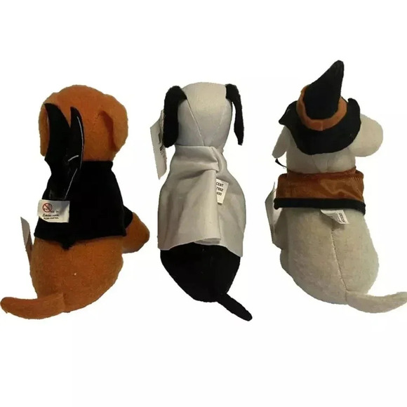 NEW Set of 3 Target Bullseye 6" Halloween 2024 Dog Costume Plush - Picture 5 of 5